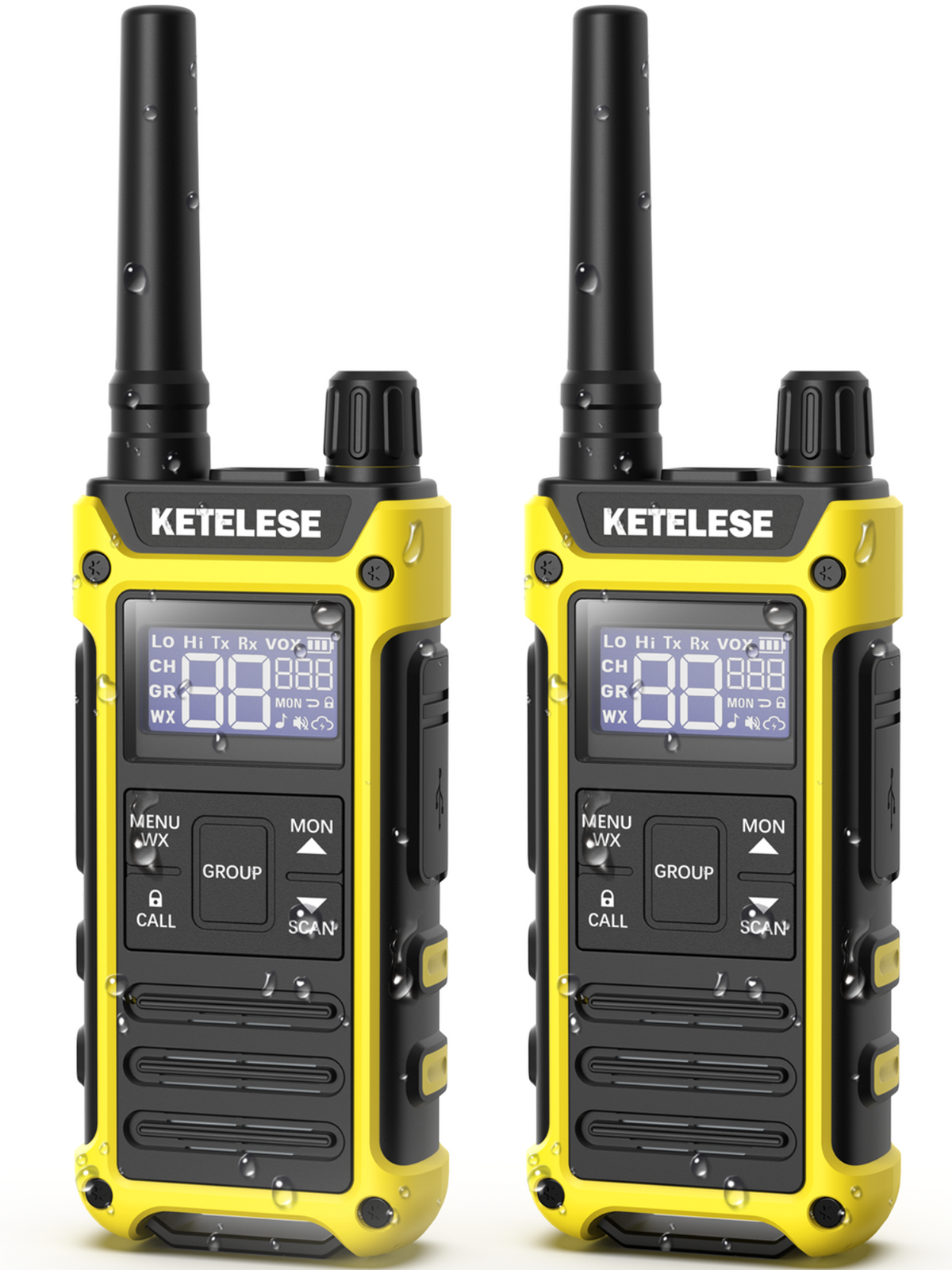 T3F Waterproof Walkie Talkies-2 Pack
