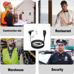 SM008 Walkie Talkie Earpiece with Mic-6 Pack