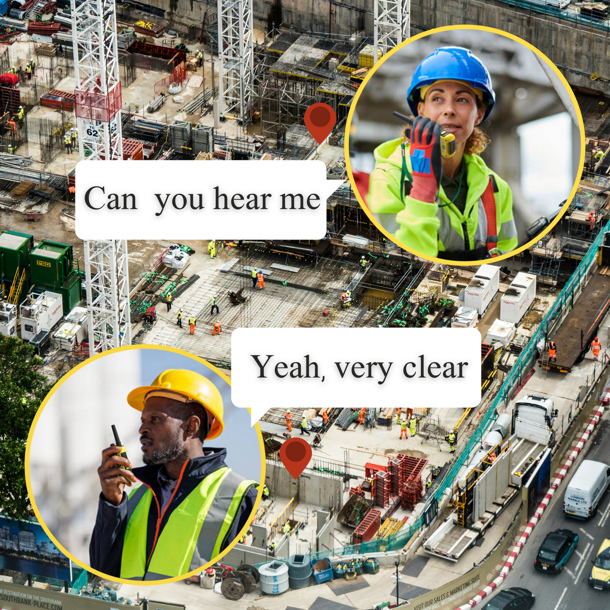 T3F Waterproof Walkie Talkies-2 Pack