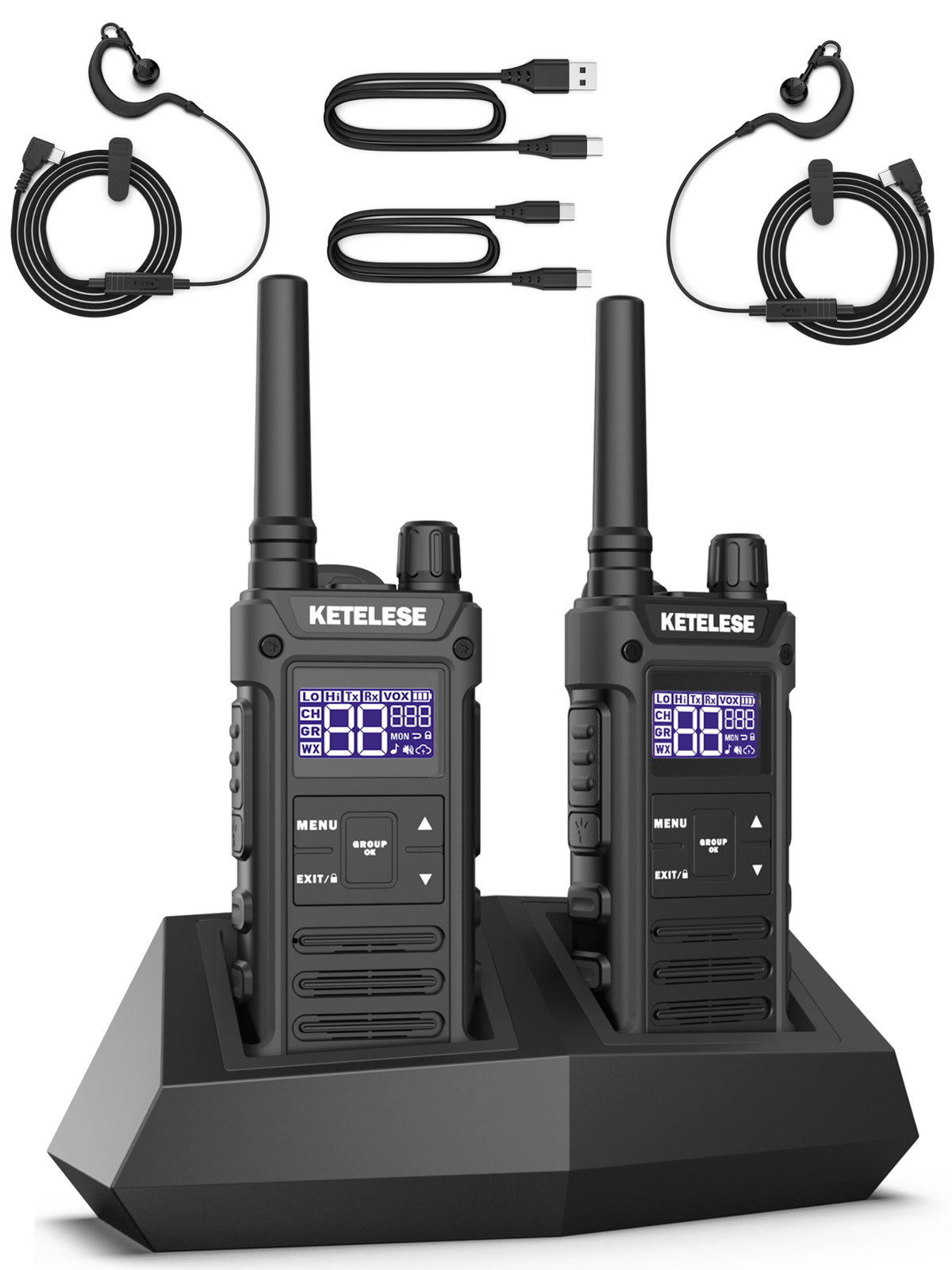 T3G Waterproof GMRS Two Way Radio-2 Pack